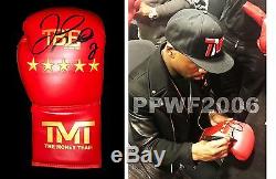 Floyd Mayweather Jr Hand Signed Autographed Boxing Glove With Exact Pic Proof 2