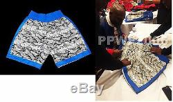 Floyd Mayweather Jr Hand Signed Autographed Boxing Trunks With Exact Pic Proof 1
