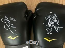 Floyd Mayweather Jr. & Manny Pacquiao Signed Pair Boxing Gloves / COA