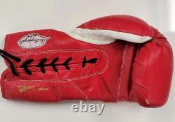 Floyd Mayweather Jr. & Manny Pacquiao signed Boxing Glove autograph Beckett BAS