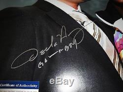 Floyd Mayweather Jr Oscar De La Hoya Signed 16x20 Photo Psa/dna Coa Tmt Wbc