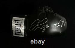 Floyd Mayweather Jr Rare Silver Autographed Signed Everlast Glove PAS COA
