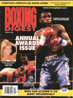 Floyd Mayweather Jr & Robinson Autographed Signed Magazine Cover Q89203