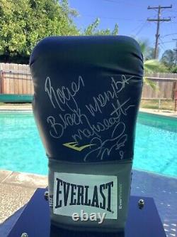 Floyd Mayweather Jr Roger Mayweather Dual Autographed Everlast Boxing Glove Psa
