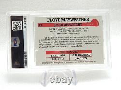 Floyd Mayweather Jr. SIGNED Auto 1997 Retro Brown's Boxing Rookie PSA/DNA GOAT