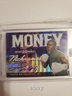 Floyd Mayweather Jr Signed Autograph 2018 Leaf Sports Heroes Auto 1/2