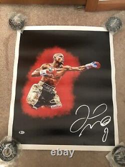 Floyd Mayweather Jr Signed/Autographed 20x24 Canvas Boxing Beckett