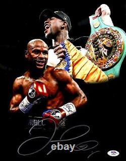 Floyd Mayweather Jr Signed Autographed Boxing 11x14 inch Photo ++ PSA/DNA COA ++