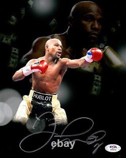 Floyd Mayweather Jr. Signed Autographed Boxing Boxer 8x10 inch Photo PSA/DNA COA