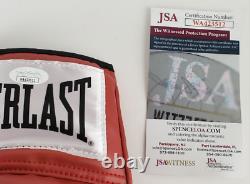 Floyd Mayweather Jr. Signed Autographed Everlast Boxing Glove (JSA Witness COA)
