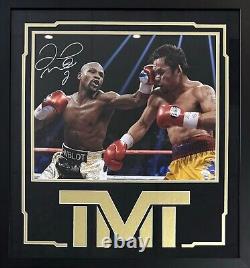 Floyd Mayweather Jr. Signed Autographed Framed Signed 16x20 Photo JSA #13