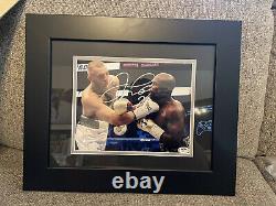 Floyd Mayweather Jr. Signed Autographed McGregor 8x10 inch Photo Framed PSA COA