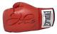 Floyd Mayweather Jr. Signed Autographed Red Boxing Glove JSA Left Black