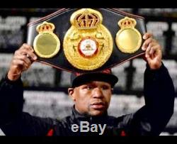 Floyd Mayweather Jr. Signed Autographed WBA Championship boxing Belt JSA CERT