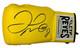 Floyd Mayweather Jr. Signed Autographed Yellow Reyes Boxing Glove JSA Left