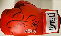 Floyd Mayweather Jr. Signed Boxing Glove Auto Everlast Left Beckett BAS