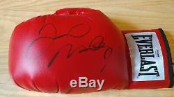 Floyd Mayweather Jr. Signed Boxing Glove Auto Everlast Left PSA/DNA with Photos