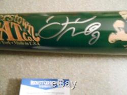 Floyd Mayweather Jr Signed Coopertown Co. Bat/beckett