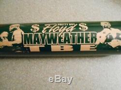 Floyd Mayweather Jr Signed Coopertown Co. Bat/beckett