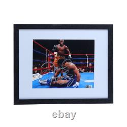 Floyd Mayweather Jr. Signed Custom Framed Photo Display (Beckett)