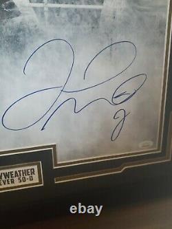 Floyd Mayweather Jr Signed Framed Photo 22x26 JSA COA