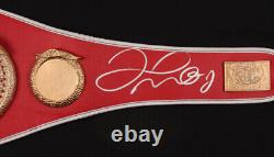Floyd Mayweather Jr. Signed IBF Full-Size Championship Belt (JSA Holo) Autograph