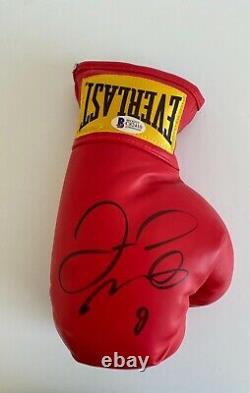 Floyd Mayweather Jr Signed Red Everlast Mayweather Boxing Glove BAS C82410