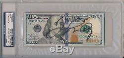 Floyd Mayweather, Jr. Signed U. S. One Hundred Dollar Bill $100 Psa/dna #84050850