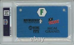 Floyd Mayweather Jr Vs Berto Autographed Signed Pass Credential Psa 10 Auto