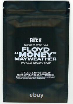 Floyd Mayweather Jr. X Tyson Beck Battle For Greatness Rainbow Foil Auto /29