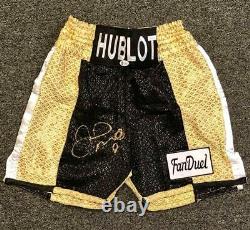 Floyd Mayweather Jr autograph signed Boxing Trunks BAS COA Beckett Witness