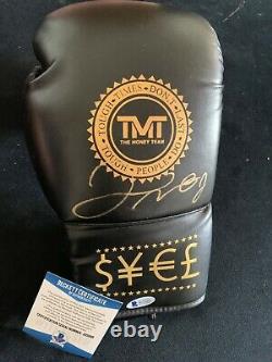 Floyd Mayweather Jr autographed TMT boxing glove! Beckett COA included