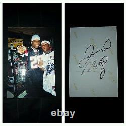 Floyd Mayweather Jr autographed photo with 50 Cent