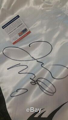 Floyd Mayweather Jr signed autographed Everlast white boxing trunks! PSA/DNA COA
