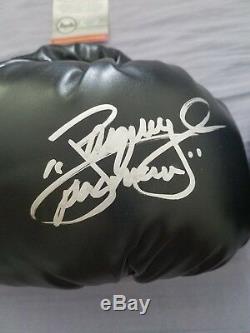 Floyd Mayweather/Manny Pacquiao AND Mike Tyson/Buster Douglas autographed gloves