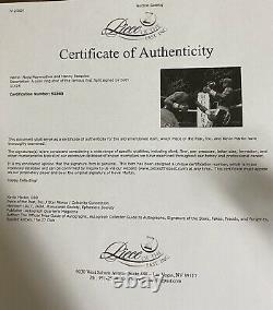 Floyd Mayweather Manny Pacquiao signed 11x14 Photo COA