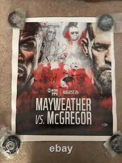 Floyd Mayweather Signed/Autographed 20x24 Canvas Boxing Beckett