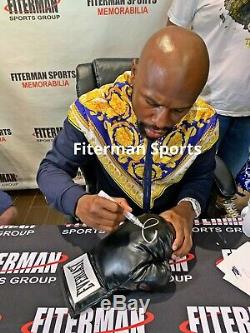 Floyd Mayweather Signed Autographed Black Boxing Glove JSA Authenticated Left