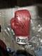 Floyd Mayweather Signed Autographed Red Boxing Glove DirectCOA
