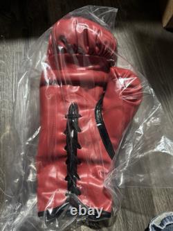 Floyd Mayweather Signed Autographed Red Boxing Glove DirectCOA