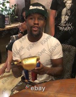 Floyd Mayweather Signed Boxing GLOVE Genuine Autograph EXACT PROOF AFTAL COA