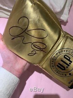 Floyd Mayweather Signed Boxing Glove Autographed VIP Gold Glove Jr Authentic