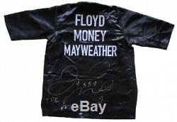 Floyd Mayweather Signed Boxing Robe Inscribed TBE Money & $$$$ (Beckett COA)