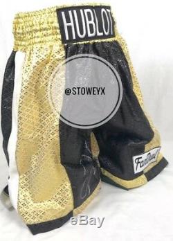 Floyd Mayweather Signed Boxing Trunks Shorts V Conor Mcgregor COA Photo Proof