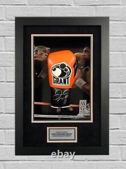 Floyd Mayweather Signed & FRAMED Boxing GLOVE TBE TMT AFTAL COA (G)