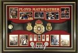 Floyd Mayweather Signed FULL SIZE Boxing Belt Autograph Signed TMT