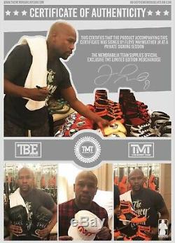 Floyd Mayweather Signed Framed FULL SIZE Boxing Belt Autograph Signed TMT