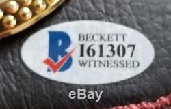 Floyd Mayweather Signed Full Size Heavyweight Replica Belt Beckett Authenticated