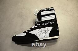 Floyd Mayweather Signed TMT Boxing Boot With Proof AFTAL COA