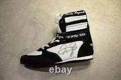 Floyd Mayweather Signed TMT Boxing Boot With Proof AFTAL COA